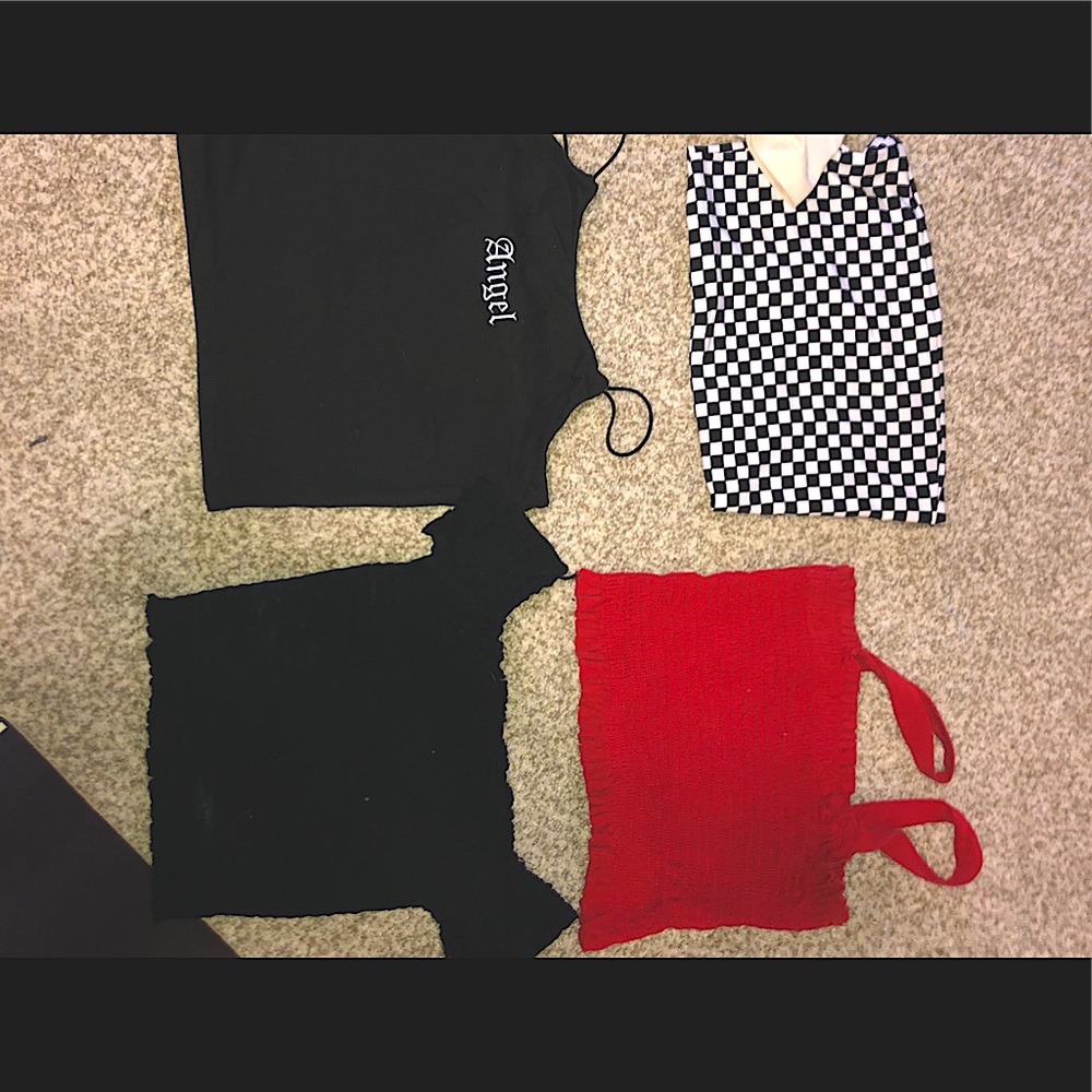 cute trendy tops 5$ each!
